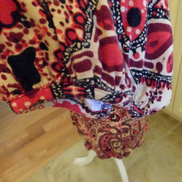 ChaCha Vente Size 1X Paisley Knit Top - Picture 5 of 8